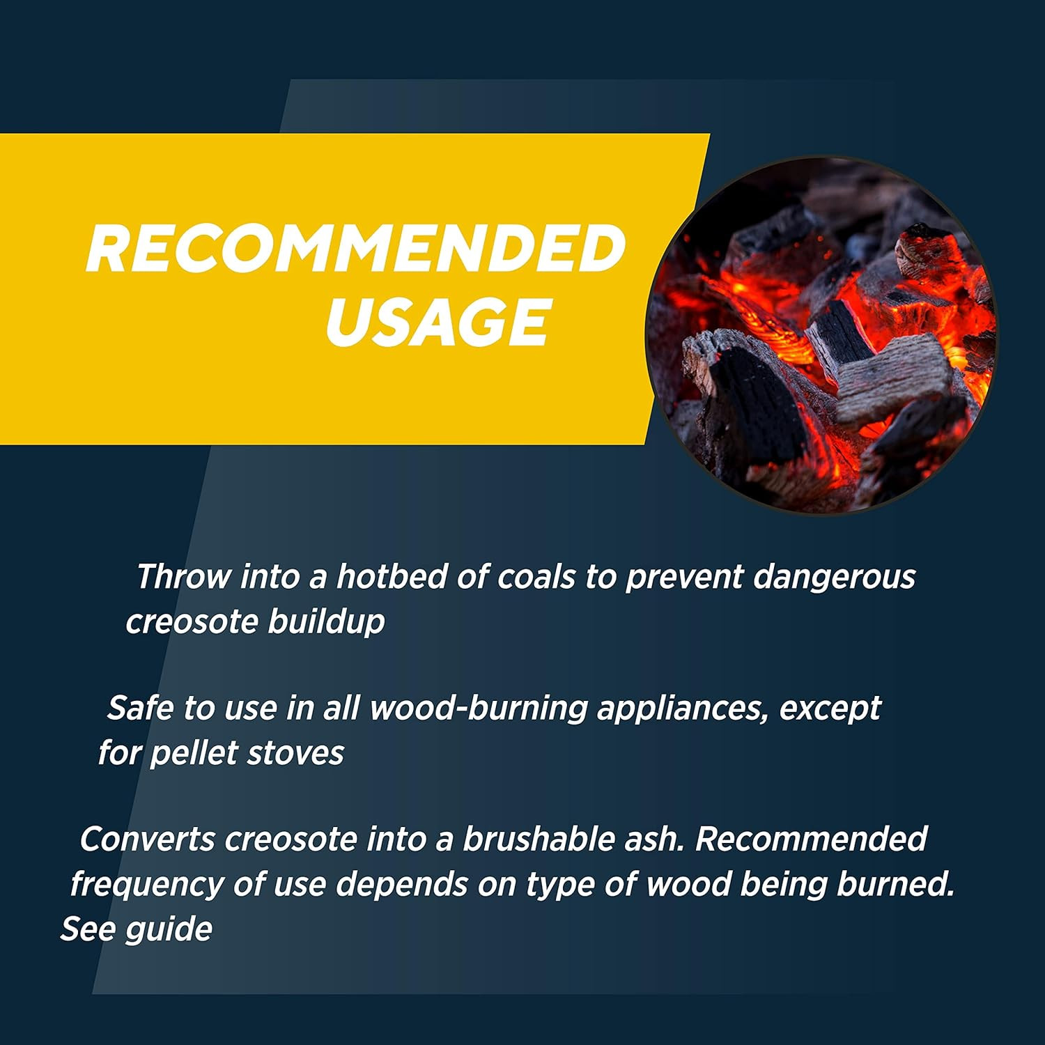 Rutland Creosote Remover, Fireplace, Wood Stove & Chimney Cleaner, 2 Lb Tub