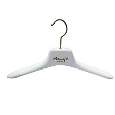 Vintage Henry  s Wide Shoulder Clothes Hanger Hard Plastic Metal Hook Used