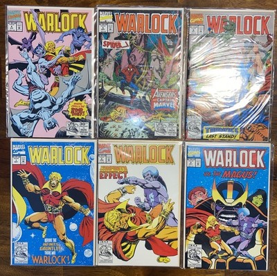 WARLOCK #1 2 3 4 5 6 COMPLETE SET VOL. 2 HIGH GRADE NM MARVEL COMIC 1992 UNREAD!