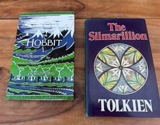 The Hobbit or There and Back Again, J.R.R. Tolkien, Used; + Silmarillion Bundle