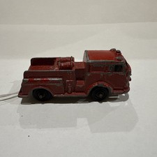 VINTAGE TOOTSIE TOY PUMPER FIRE TRUCK DIE CAST METAL RED