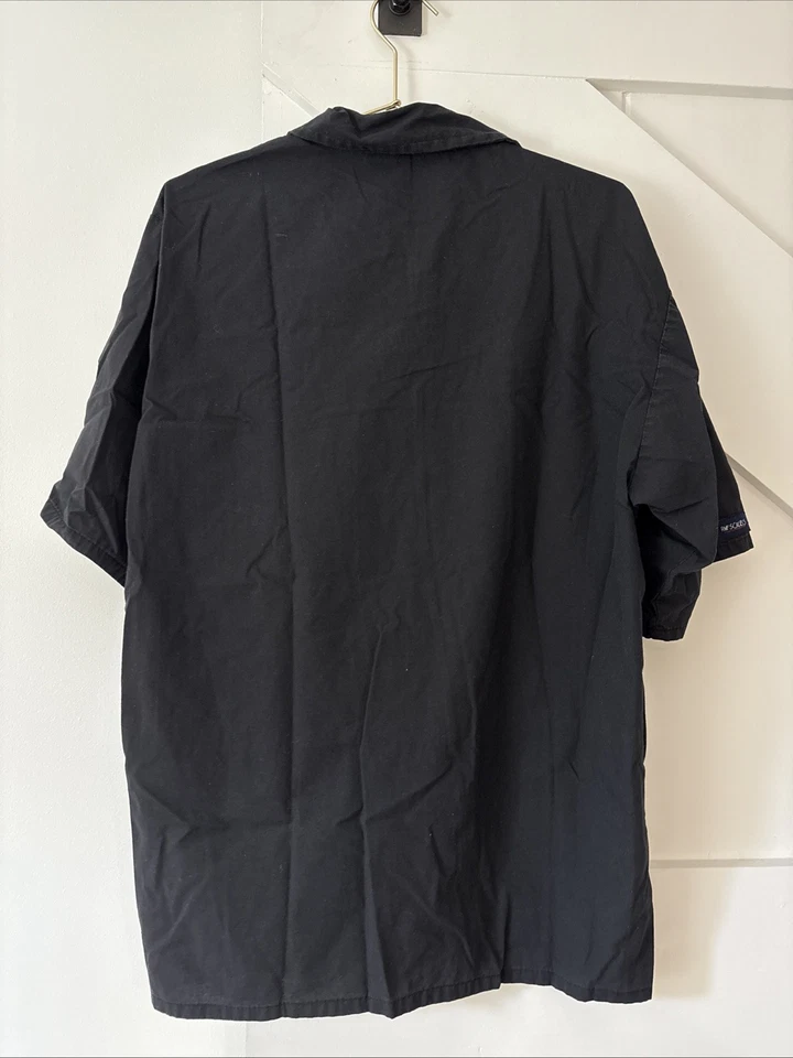 Chaqueta Exfoliante RMF Barber School Of Pittsburgh Cremallera Completa Bolsillos Peluquería Tienda Foto 2 de 4