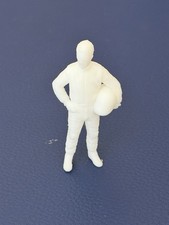 Dekoration Slotcar Figur Rennfahrer FRFMH unbemalt für Carrera 132 Digital Uni