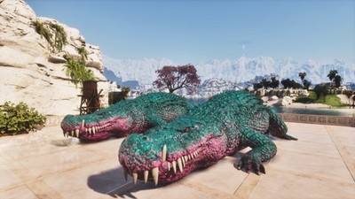 ARK SURVIVAL ASCENDED (ASA) PVE: CC Deinosuchus (Eierpaar)   