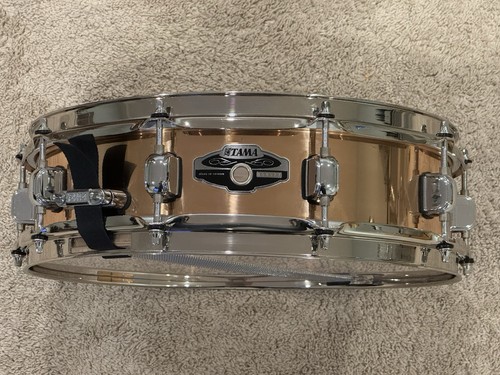Tama 14 X 4 PBZ340 Power Metal Series Bronze Snare Drum Drums Set