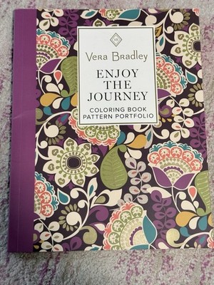 Vera Bradley Enjoy the Journey Coloring Book Pattern Portfolio by Bradley, Vera