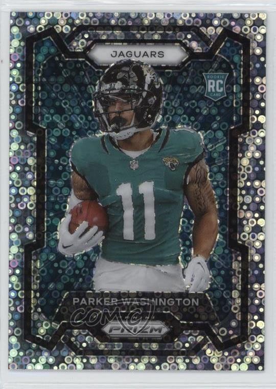 2023 Panini Prizm Variation No Huddle Parker Washington #331 Rookie RC 10zi