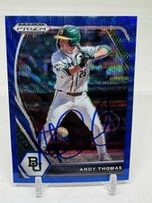 2021 Panini Prizm Draft Picks - Andy Thomas #PDP144 Blue Prizm (RC) SIGNED