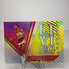 2020-21 Panini Illusions - Living Legends Dominique Wilkins #11 Orange Acetate