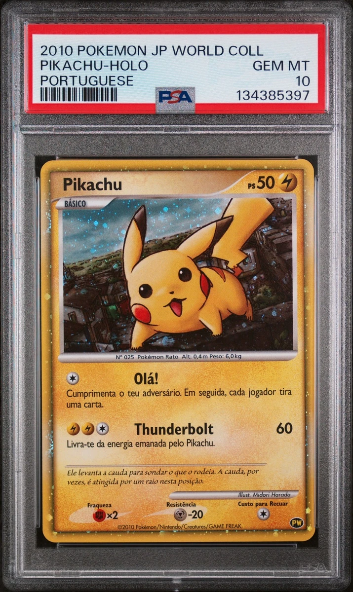 Pikachu Pokémon TCG Professional Sports Authenticator (PSA