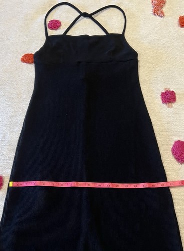NEW! Free People Beach Moss Midi Dress Black Size XS Beach Chic🖤 - Picture 11 of 19