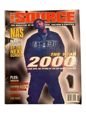 THE SOURCE MAGAZINE AUG 1996 No 83 NAS COVER The Year 2000 Hip Hop Rap Rate Ed