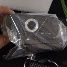 1080p HD USB 2.0 Clip-On Webcam with Built-in Microphone, Black, 30fps