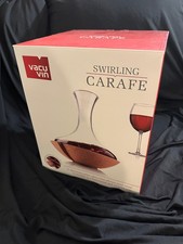 Vacu Vin Swirling Wine Decanter Carafe – Rotating Wine Aerator New Never Used