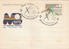 REPUBBLICA - ITALIA - BIGLIETTO POSTALE CON ANNULLO DI RIMINI - 1978