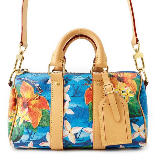 LOUIS VUITTON Keepall Bandouliere 2024 Pre-Fall Size 25 Monogram・Surfing M...