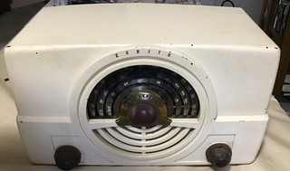 Vintage Antique Zenith Tone Resister Table Radio