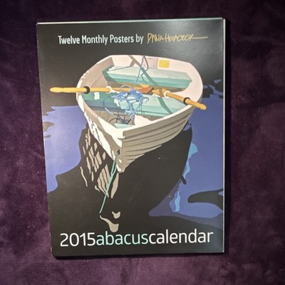 Abacus 2015 Illustrated Poster Calendar by Dana Heacock Collectible Artwork