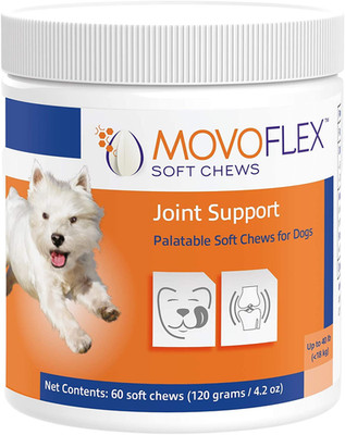 MovoFlex  Hip & Joint Support Soft Chews for Small Dogs under 40 lbs. (60 Chews)