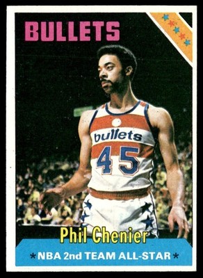 1975-76 Topps Basketball Card Phil Chenier Washington Bullets #190 NM