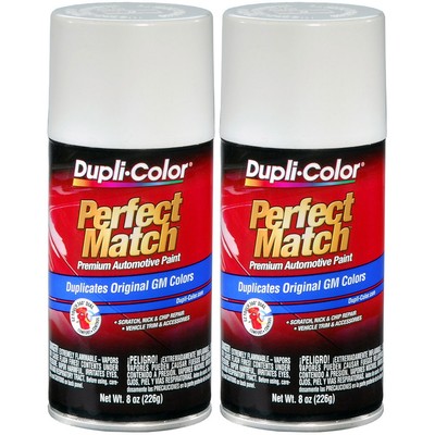 Duplicolor BGM0434 (2-Pack) Perfect Match Aerosol Paint GM WA8624, Olympic White