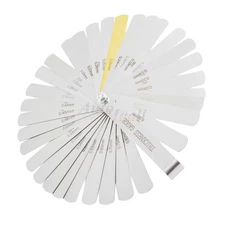 32 Blade Feeler Gauge Dual Metric & SAE Reading Combination Gap Thickness Tool