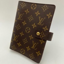 LOUIS VUITTON Monogram Agenda MM Day Planner Cover R20105 LV Auth Excellent A219