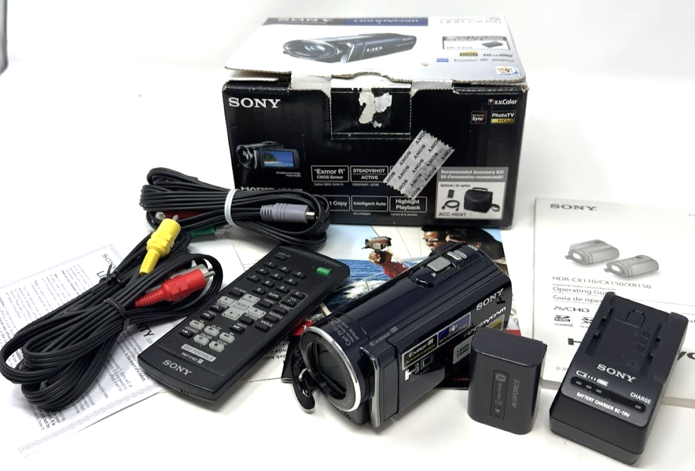 Sony HDR-CX150 Camcorder - for sale online | eBay