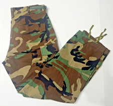 Vintage Military Pants Mens Woodland Camo Cargo Y2K Army Propper Medium Short