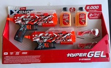 XShot Hyper Gel Stinger Blaster 2-Pack Zuru Ages 14 Pellets Eyewear BRAND NEW