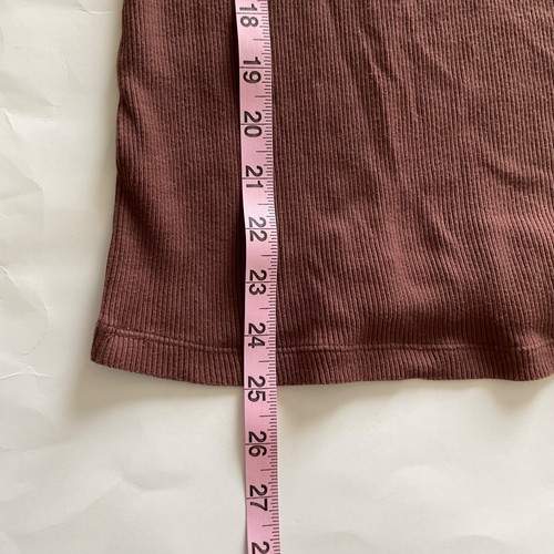 Ivy Jane Y2K braun verziert Schmetterling mit Schmucksteinen gerippt Tank Top M skurril - Bild 9 von 9