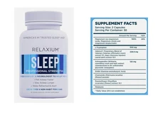 RELAXIUM SLEEP 60 Capsules  /  Dietary Better Sleep Supplement -  exp: Sept 2027