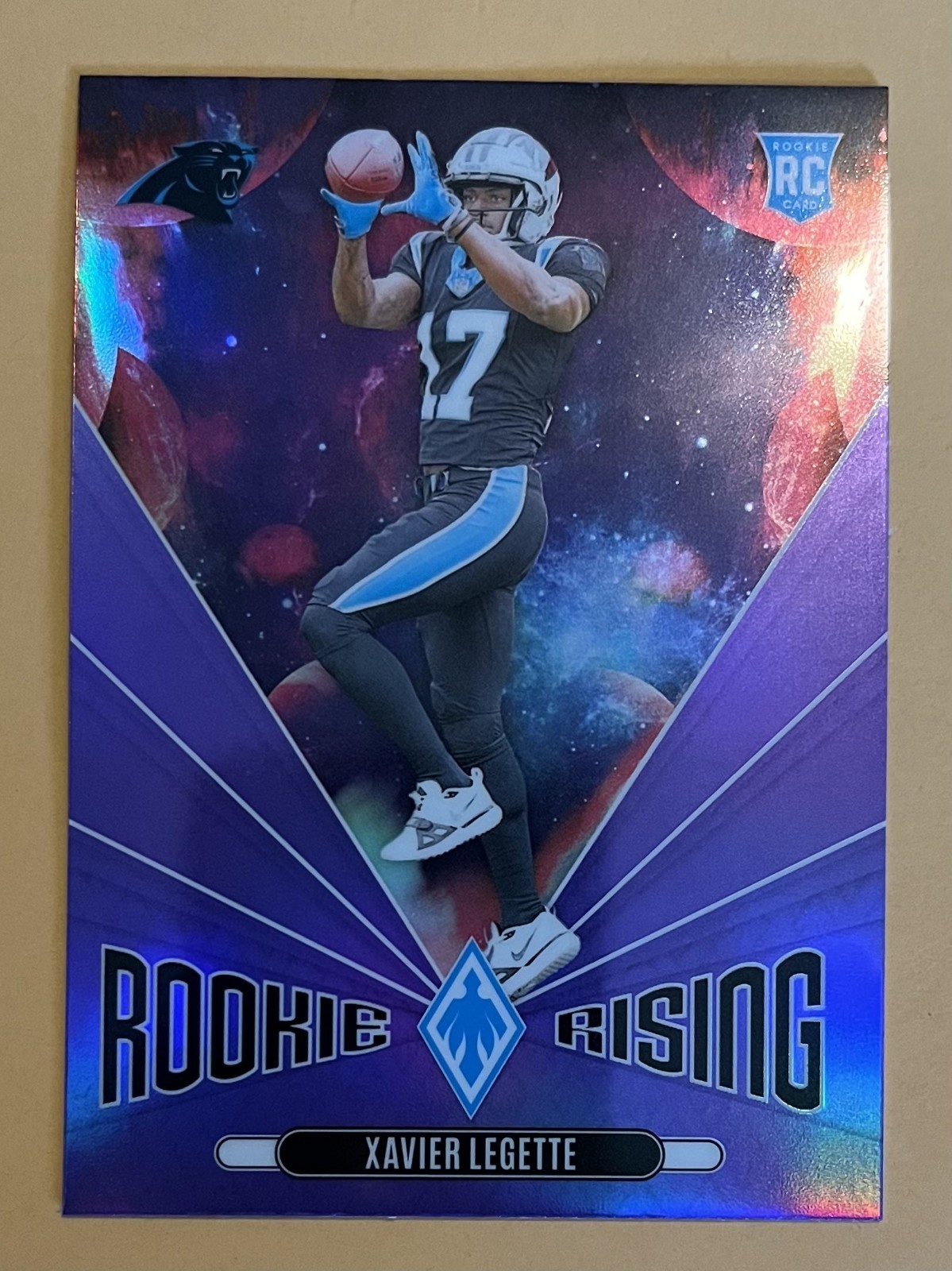 2024 Panini Phoenix Xavier Legette Rookie Rising Purple