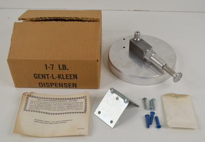 #ad Vintage Gent L Kleen Wall Mounted Hand Cleaner Dispenser for 1 7 lb. Cans NEW $49.99