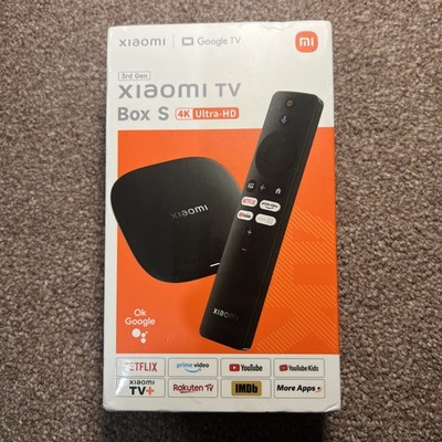 Xiaomi TV Box S 3. Gen 4K Smart TV Streaming Box Google Streamer Neu Versiegelt