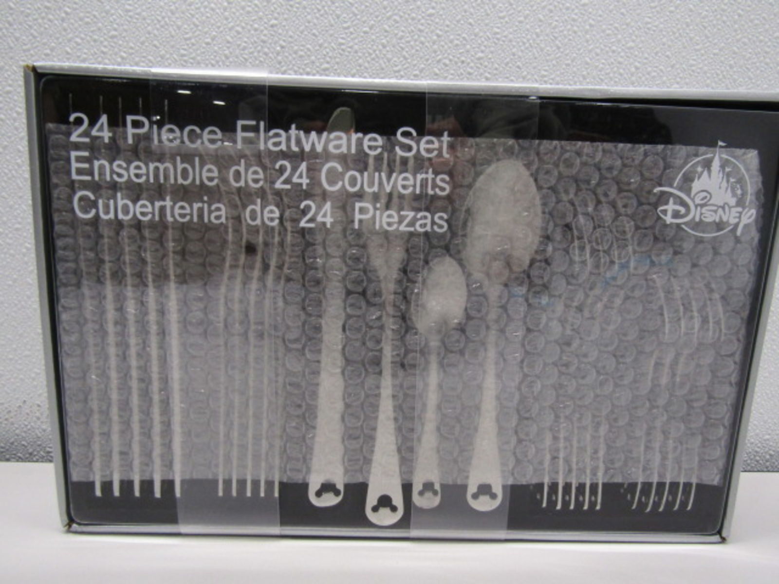 Disney Theme Park Mickey Icon 24 Piece Flatware Set eBay