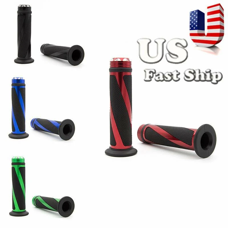 Empuñaduras de manillar de 7/8" 22 mm EE. UU. Empuñadura de mano apta para MSX125 GROM 125 CBR1000RR Foto 4 de 4