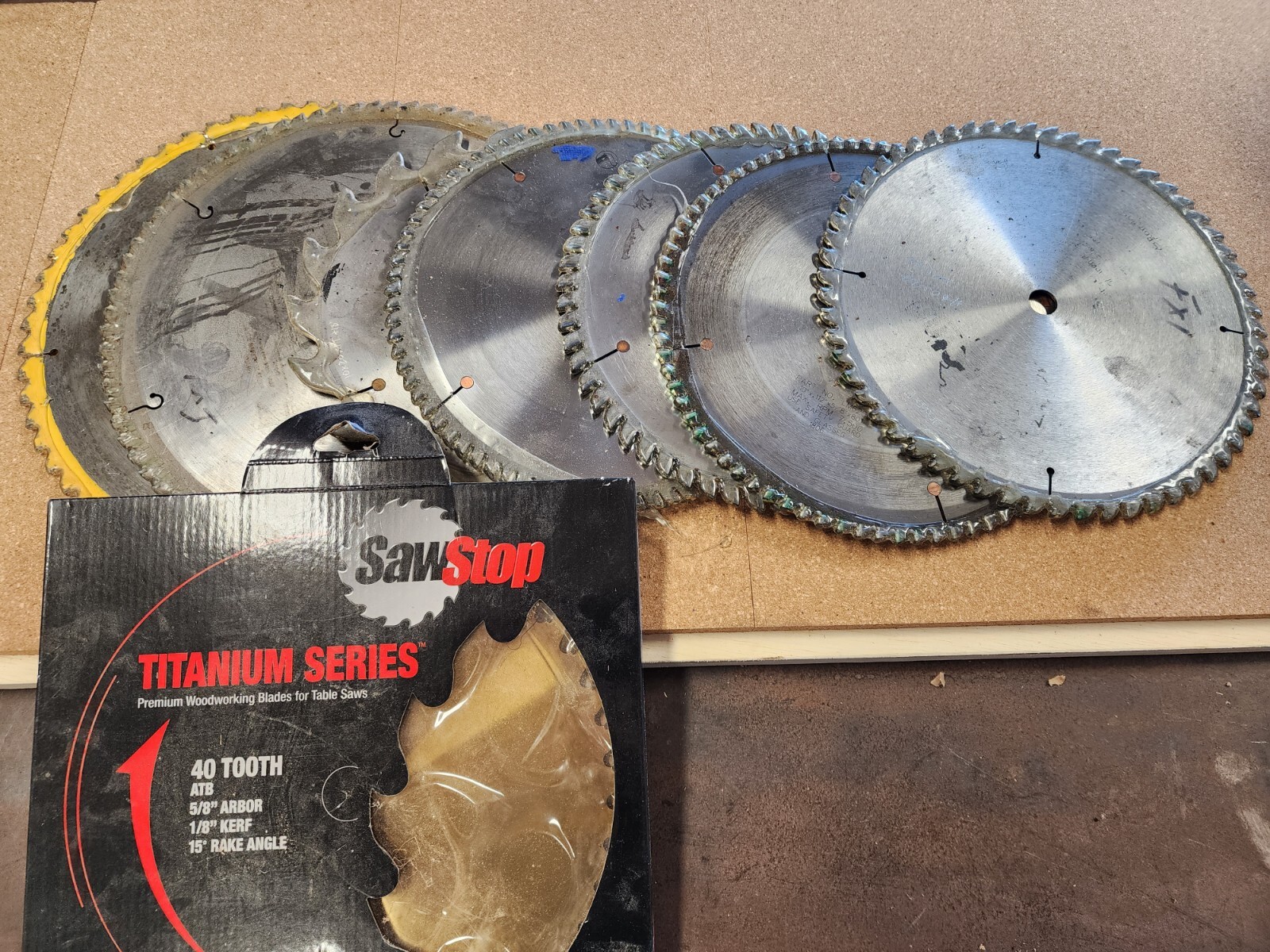Amana, FS tool, , sawstop, high quality table saw blades [LOT only] 8