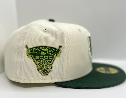 Detroit Tigers Metallic 2Tone ‘Tigers Face’ 2000 Tigers SP New Era 59fifty 7 5/8 - Picture 9 of 16