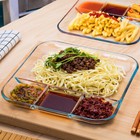 New ListingSquare Divided Platters 4 Compartment Serving Tray Food Serving Platters