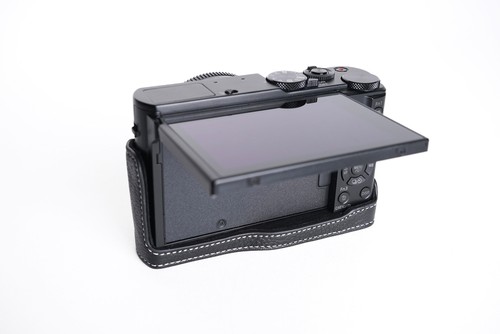 Original Echtleder Halbkamera Etui Tasche Abdeckung für Panasonic LX10 LX9 LX15 - Bild 38 von 42