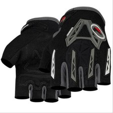 4 Color Motorcycle MTB Bicycle Cycling Fingerless Gel Pad Half Finger Gloves US