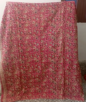 Vintage Kantha Decke Tagesdecke Indisch Bezug Handmade Überwurf Ralli