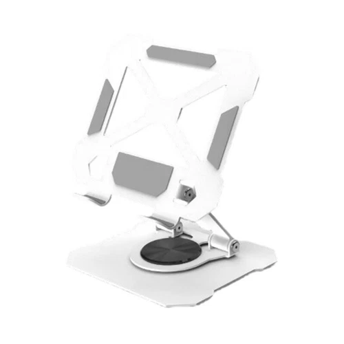 Aluminum Desk Mount for Tablets 360 Degree Rotation Heights Adjustable Bracket