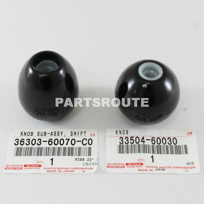 2-Piece Transfer & Transmission Shift Knob Set For Toyota Land Cruiser FJ60/FJ40 – OEM 36303-60070 & 33504-60040