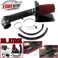 Red Filter Cold Air Intake Kit For Cadillac Escalade EXT ESV 5.3L 6.0L V8 02-06