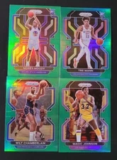2021-22 Prizm Basketball Legend and Rookie GREEN PRIZMS 242-330 You Pick