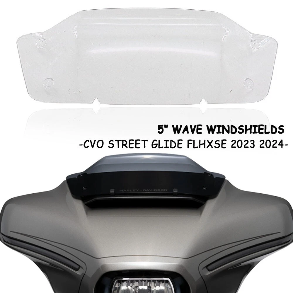  Moto Pare-Brise 4.5 Accessoires Moto Pare-Brise Etui Pare-Brise  pour Ha&rley 2023 to&uring CVO Road Glide FLTRXSE