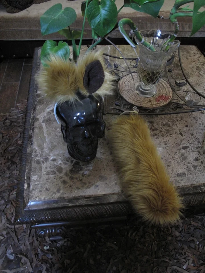 Spaceballs Mog t собаки роскошь искусственного меха уши, 10», 15», 30» хвосты или наборы, унисекс - Изображение 4 из 4