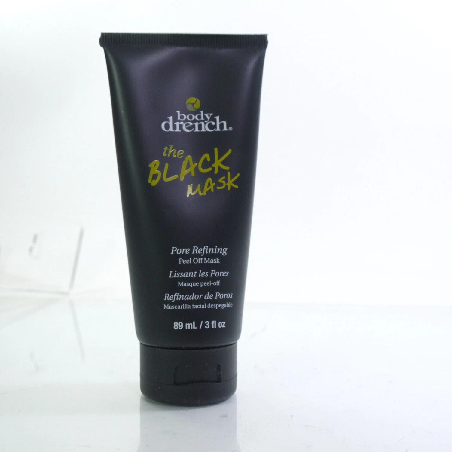 BODY DRENCH THE BLACK  MASK PORE REFINING PEEL OFF MASK - 3oz sealed